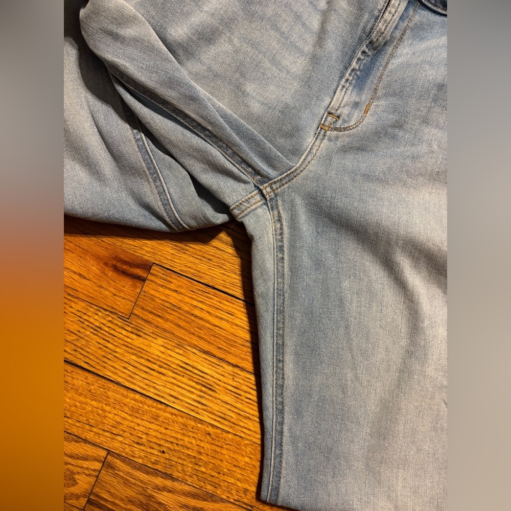 Old Navy Light Blue Flare Jeans - Picture 6 of 7